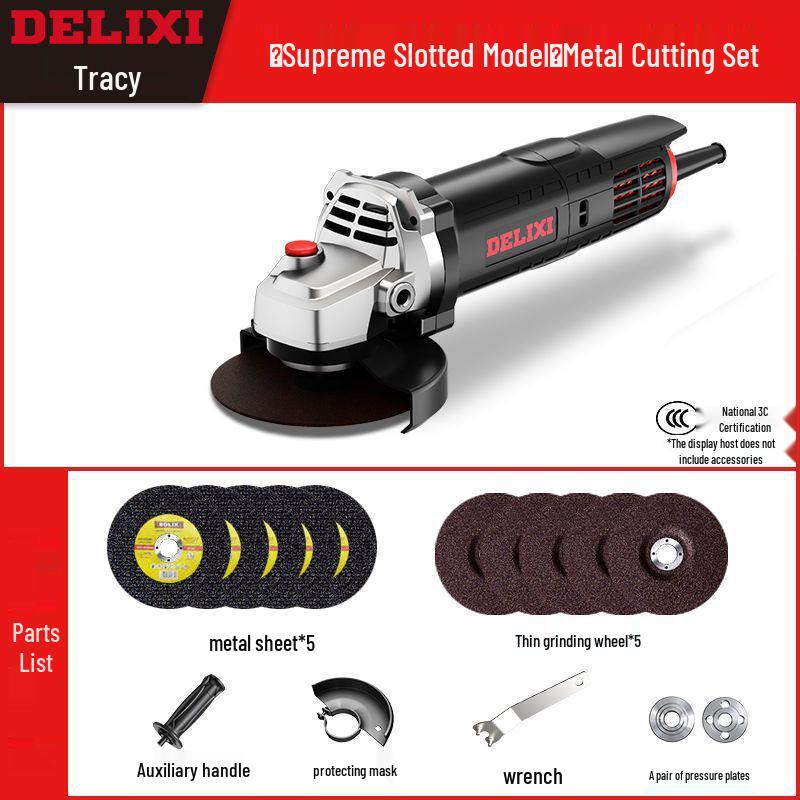 High-Power Multifunctional Angle Grinder and Polisher for Home Use