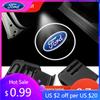 Car Sticker Hot For Ford Car Door Emblem Light Welcome Lamp Wireless Laser Projector Auto Decoration LED For Ford Mustang Focus