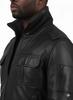 Handmade Biker Bomber Party Fit Men's Genuine Lambskin Leather Jacket Motorcycle