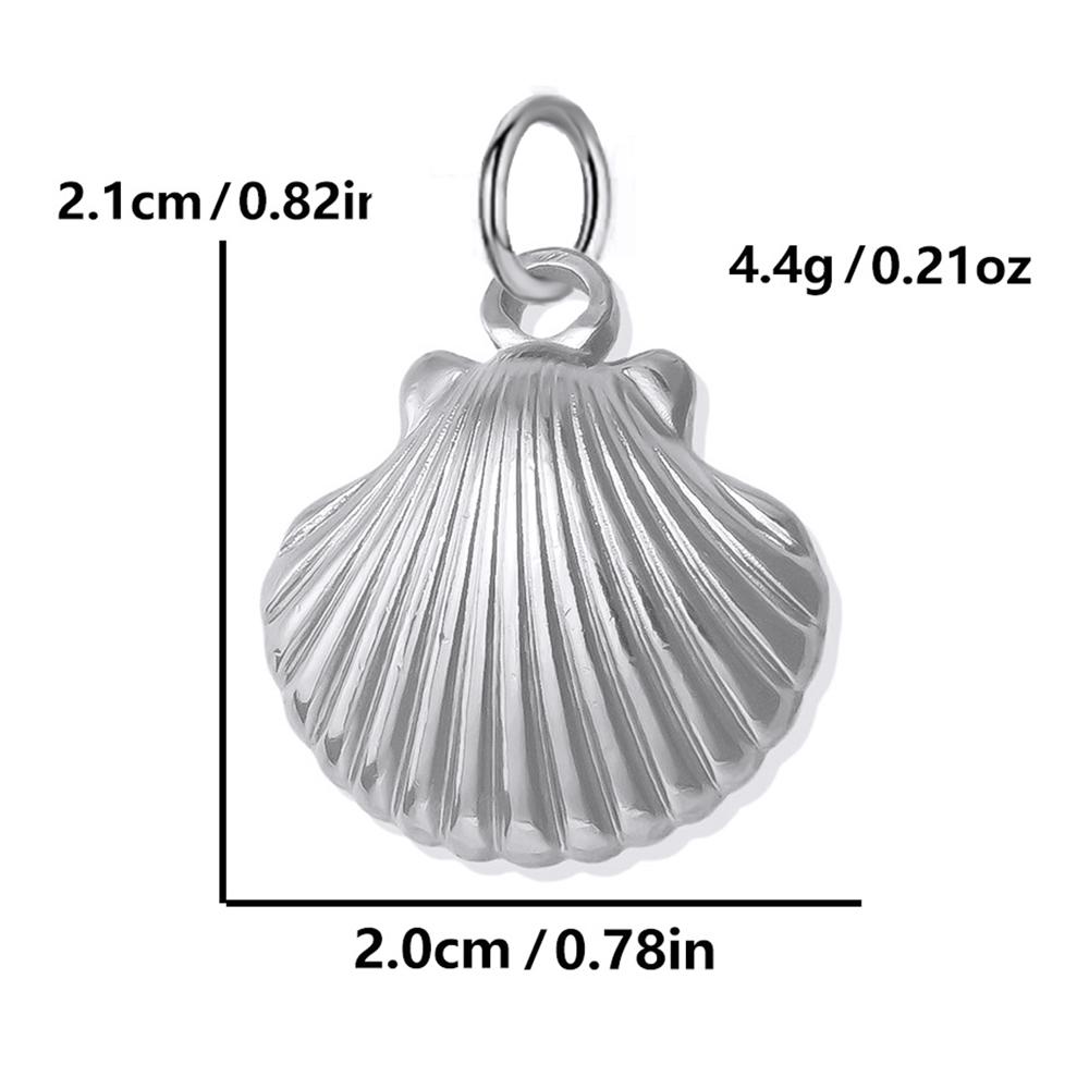 stainless steel Zircon Pendants women Necklace for choker Women DIY Pendant shell Starfish Conch charms necklace women Zircon