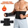Men's Waist Support Trainer Girdle, Adjustable Workout Belt and Gym Equipment for Core Stability, Breathable Fitness Waist Shape
