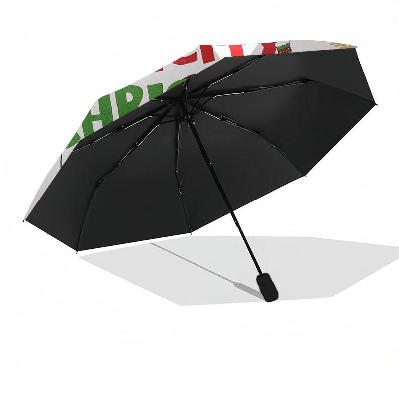1 Stück Weihnachtsgnome Dekoschild Regenschirm mit Kunststoffgriff, Geeignet für alle Jahreszeiten Haus Reise Outdoor-RegenschirmDD208