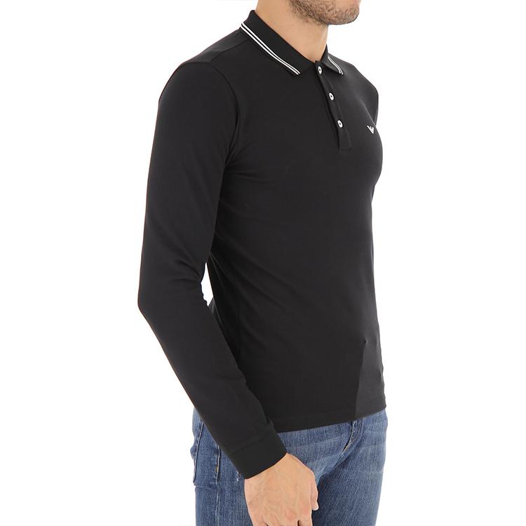 Emporio Armani Polo Shirt Men's Black 8N1F36-1JPTZ-0999