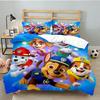 Dog Paw Heroes 3PCS Bedding set,Ideal for 1pc Duvet Cover And 2pcs Pillowcases Perfect for Fan gift,Ideal for Bedroom, Dormitory