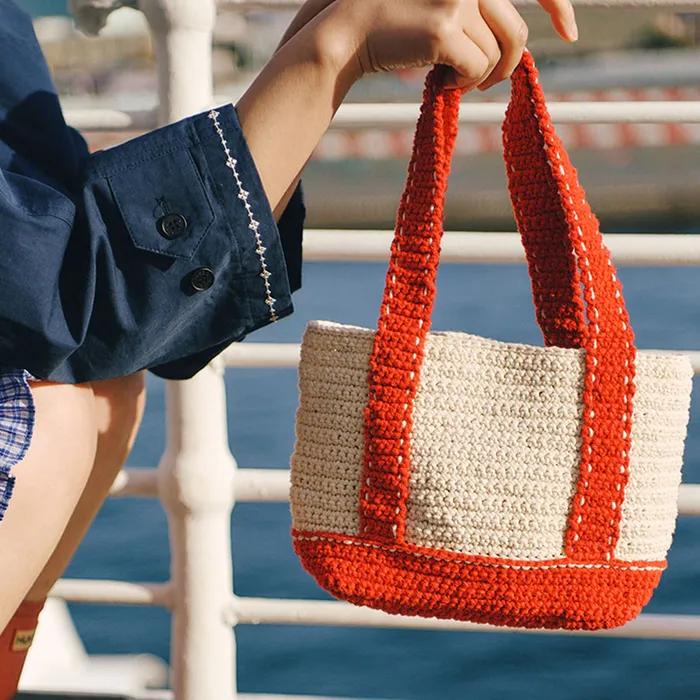 Mused Handmade Classic Knitbag - Red