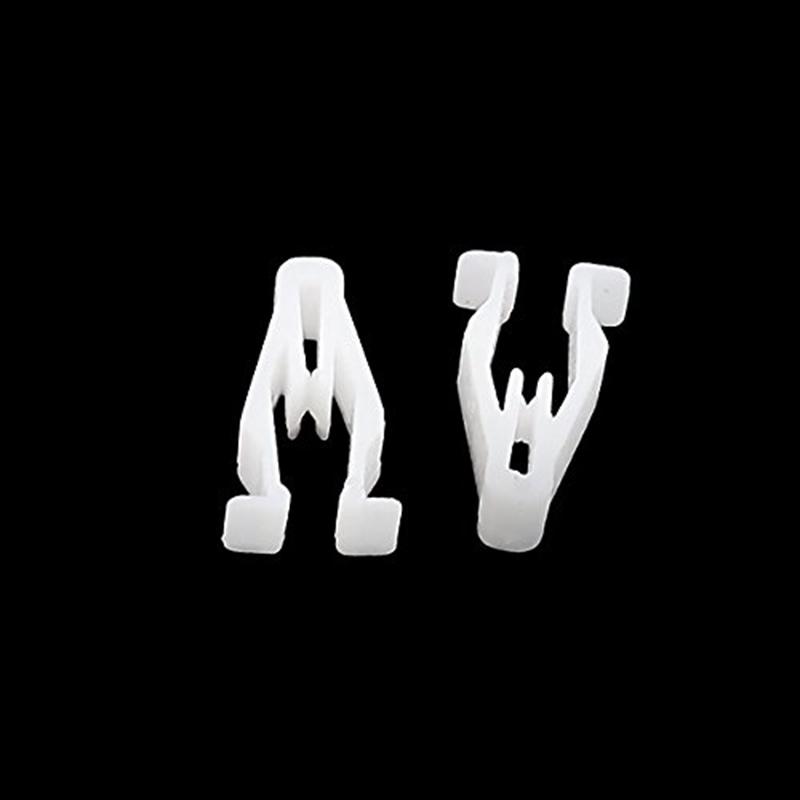 Retainer Clip Durable White Plastic Car Accessories Rivet Retainer Clip Universal Fasteners Clips Long Service Life