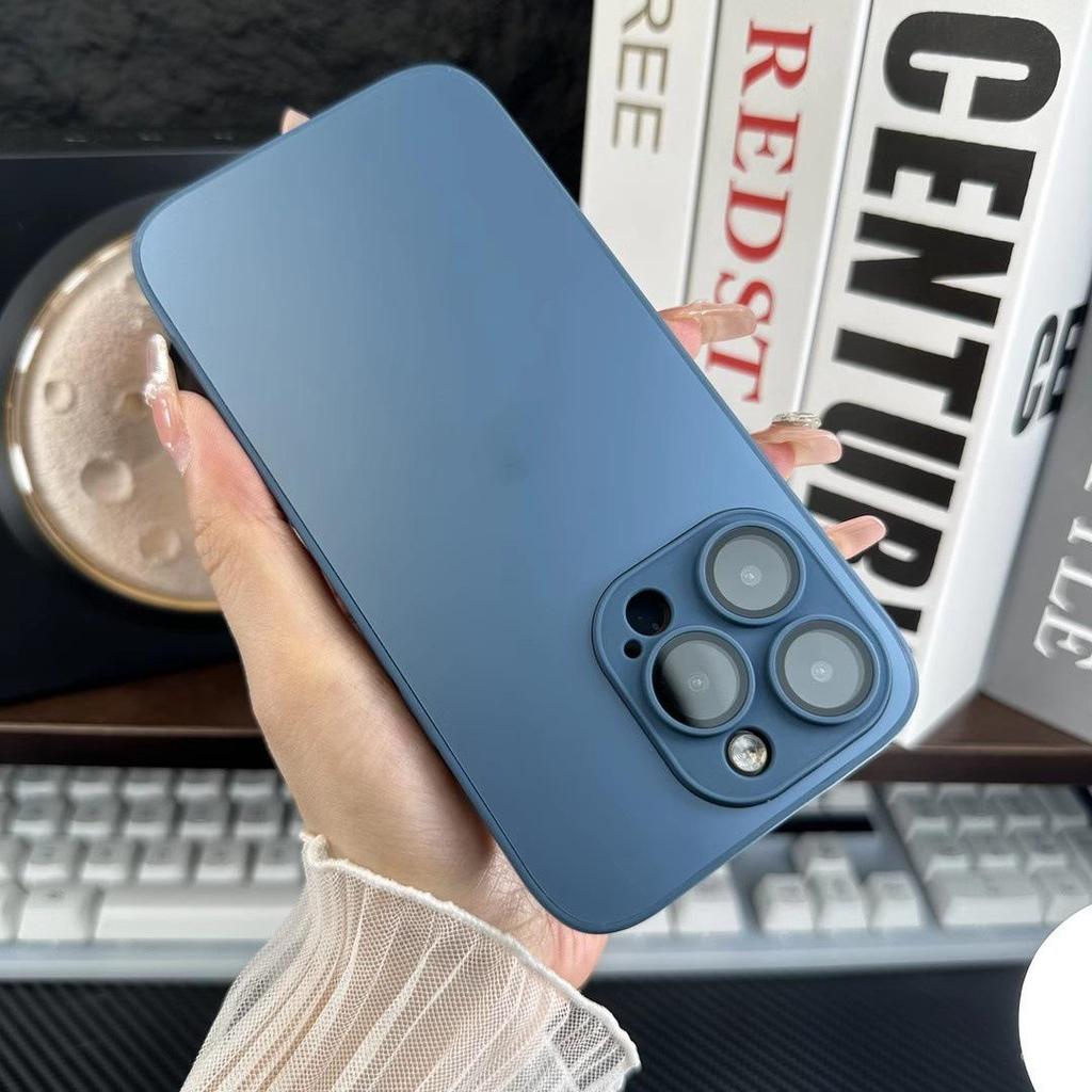 AG Nano Frosted iPhone17ProMax Case with 16 Full Coverage Lens Film and Soft Edge Protection