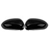 For Vauxhall Corsa D E 2006-2019 Car Replacement Rearview Side Mirror Cover Wing Cap Exterior Door Rear View Case Trim Black