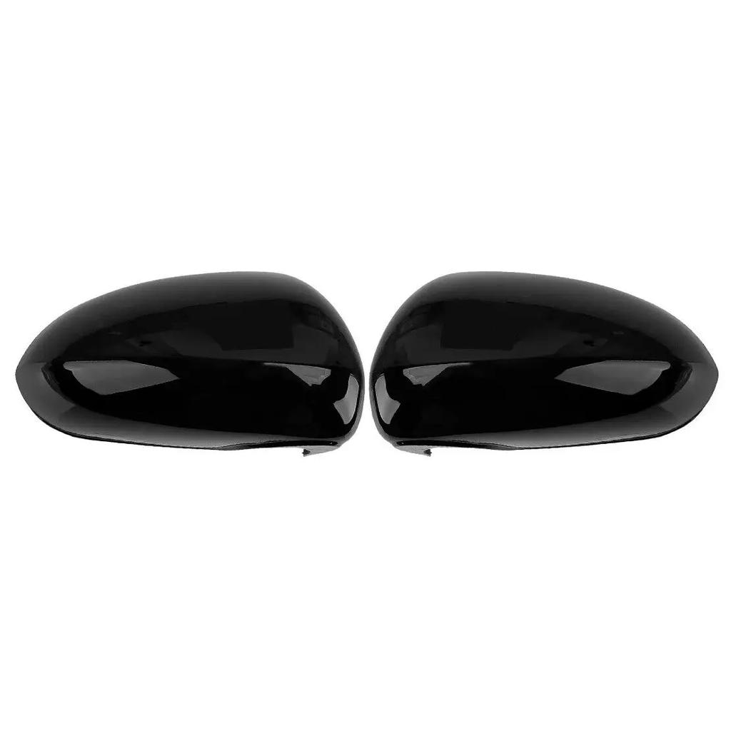 For Vauxhall Corsa D E 2006-2019 Car Replacement Rearview Side Mirror Cover Wing Cap Exterior Door Rear View Case Trim Black