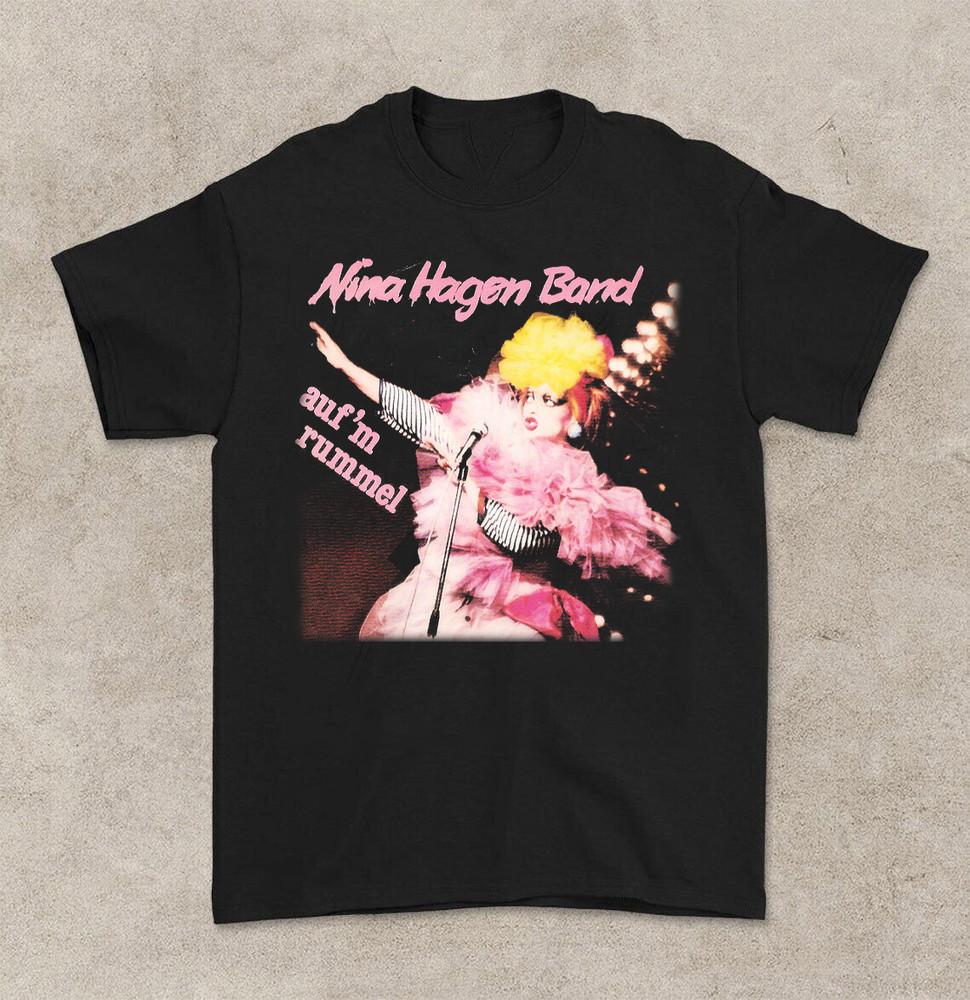 Rare Nina Hagen Auf m Rummel Album Cotton Gift For Fan T-shirt Unisex T-Shirt XXL