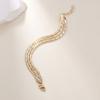 European and American jewelry fashion personality ins style pearl jewelry retro exaggerated bohemian versatile bracelet