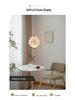 Nordic Crystal Bedside Pendant Lamp - Creative and Simple Lighting for Bedroom, Bar, Study, or Restaurant.