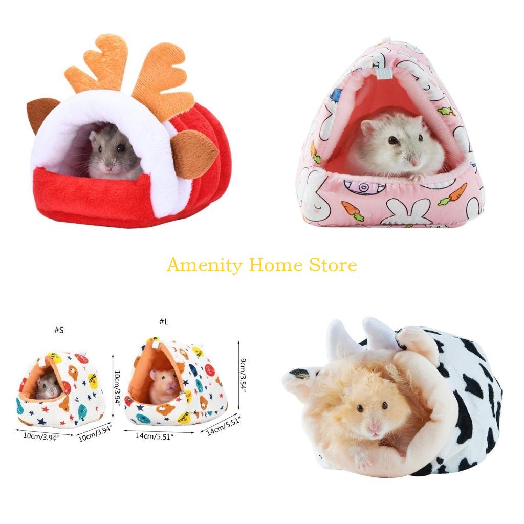 F26C Hammock Bed Ferret Rodents Hammock Bed Hideout Cage Accessories Toy Bed for Guinea Pigs Chinchilla Hedgehogs Glider