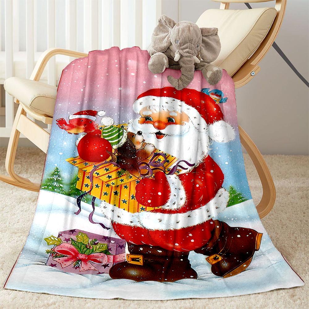 Christmas 31 Blanket Soft & Cozy Great for Office Picnics Seaside All-Season Use Modern Perfect Gift for Relatives and Friends