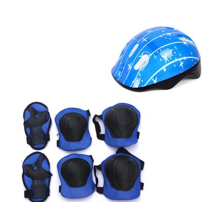 Children Roller Skating Gear PC Skate Protective Helmet with Elbow Knee Wrist Pads for 4 To 12 Years Old