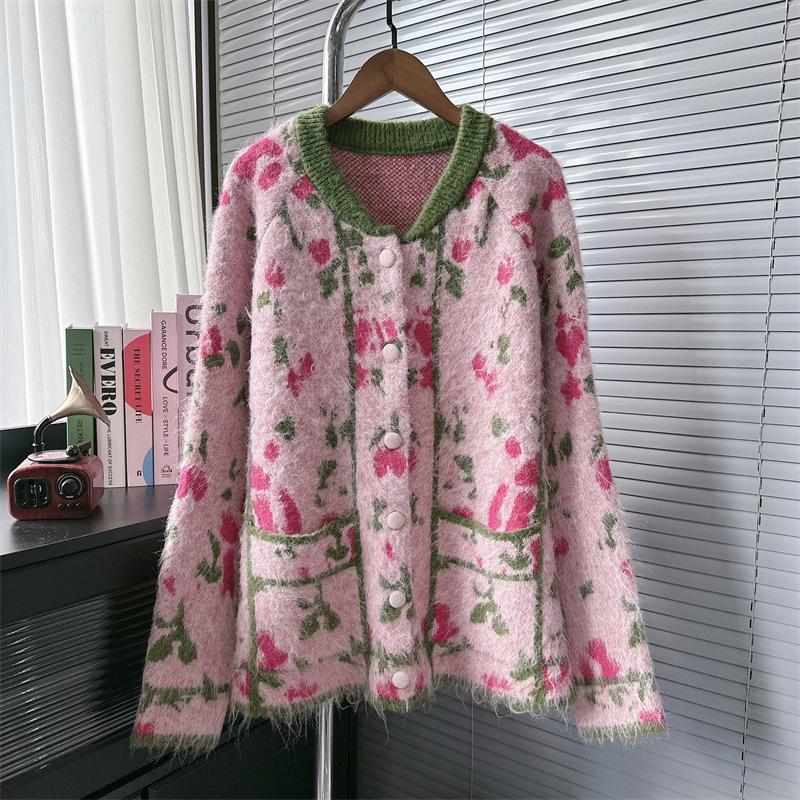 Korean Petite Lace Patchwork Knitted Sweater Vest