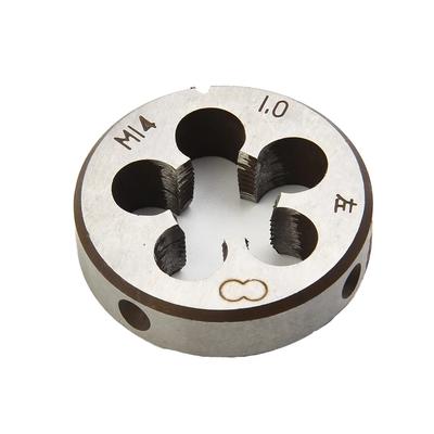 HSS M-14*1.0mm Tap & M-14*1.0mm Die Metric Thread Left Hand Metalwork Tools M-14*1 Tap+round Die Set Power Tool Accessories
