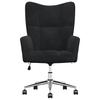 Relaxation Armchair Black Velvet