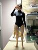 Special offer for scale action figures compatible with TBLeague body Sexy black long sleeve swimsuit with zipper and head not [TOYBARJAPAN] 1/6 (body