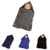 Baby Knit Blanket Sleep Sack For Children With Button Closure For Cozy Wear
