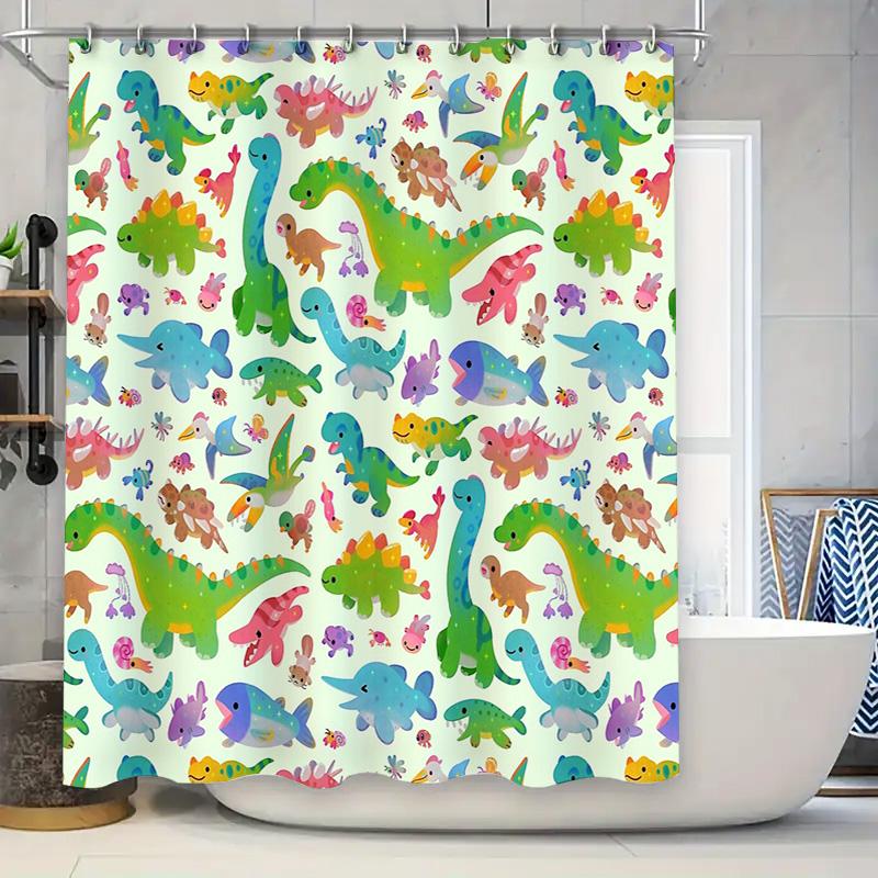 

Bathroom Shower Curtain Floral Vintage Farmhouse Pattern Waterproof Decor Washable Fabric W60H190(CM)-1 Pcs