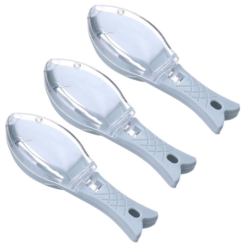 Kitchen Fish Scale Remover with Storage Box, Easy To Clean, Suitable for Catering, Efficient Fish Scale Cleaning Tool