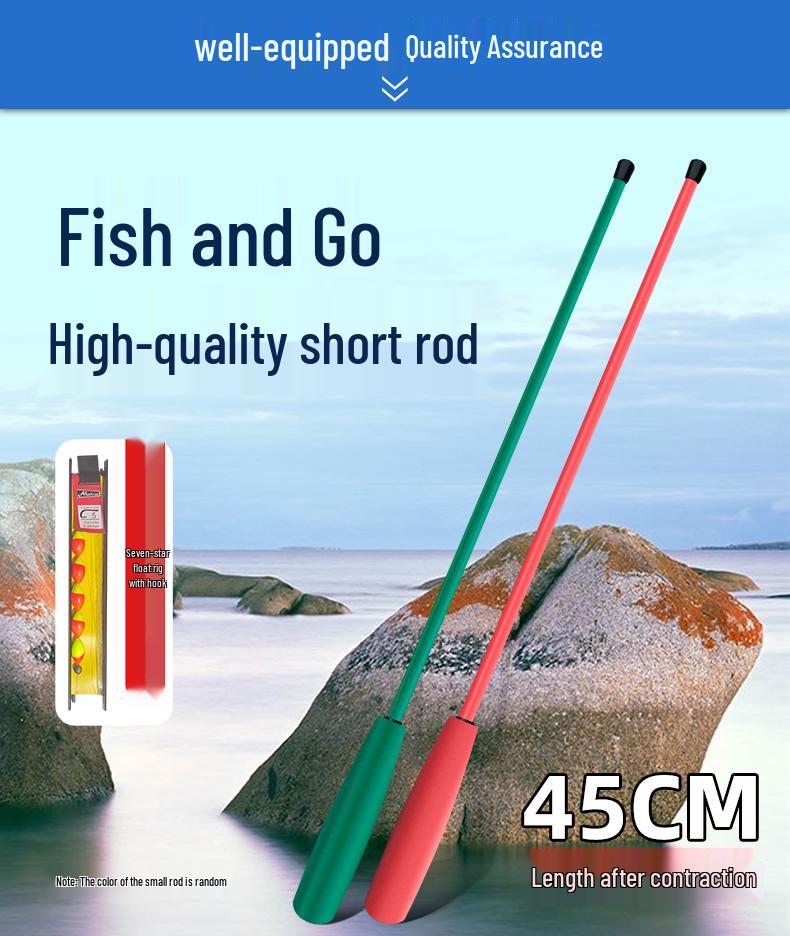 Complete Beginner Fishing Rod & Tackle Set with Ten Sea Fishing Accessories