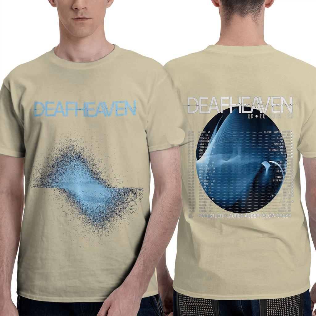 Deafheaven Band  T Shirt Men's  Pure Cotton Funny T-Shirt O Neck  Tee Shirt Short Sleeve Tops Gift Idea