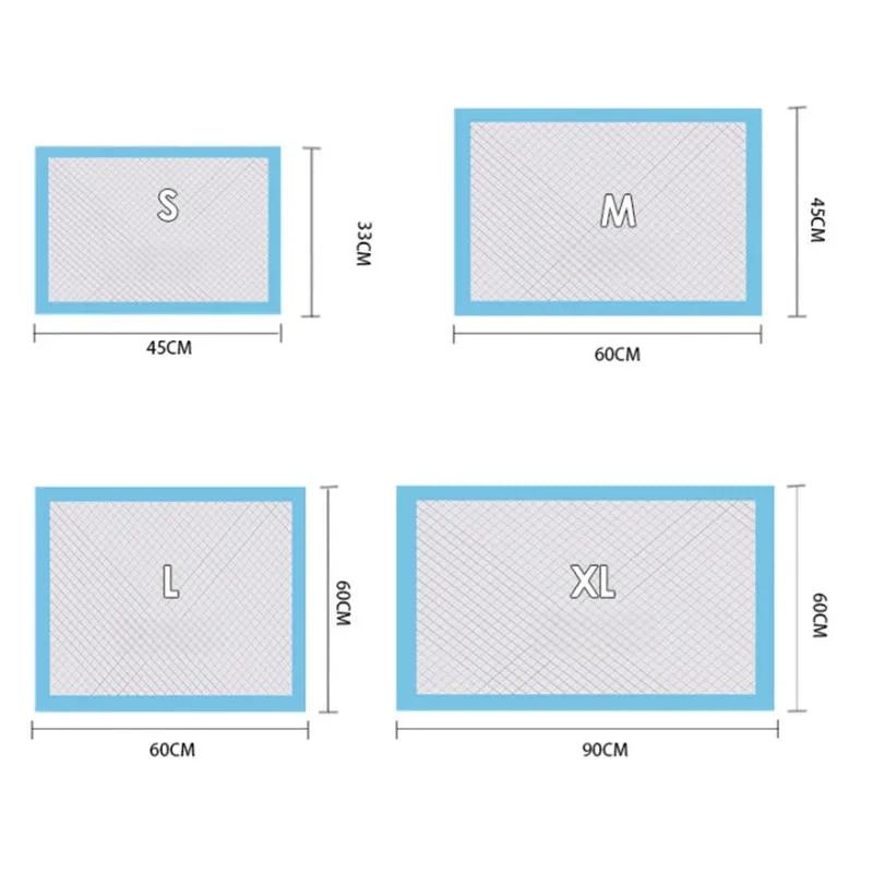 Absorbent Dogs Diapers Disposable Puppy Training Pee Pads Dry Clean Cushion Dog Supplies pañales para perros