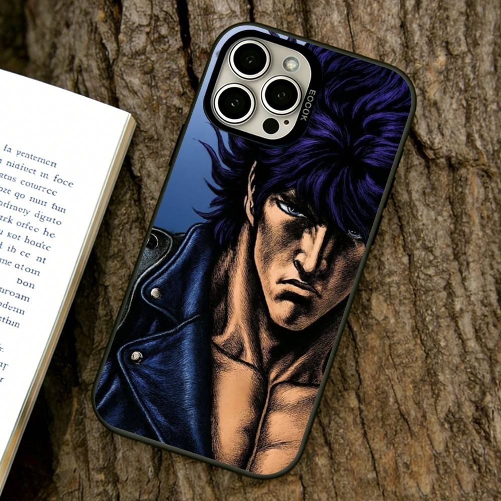 Fist of the North Star Phone Case For iPhone 17,16,15,14,13,12,11 Plus,Pro Max,XS,Colorful Silver Phone case Funda Cover