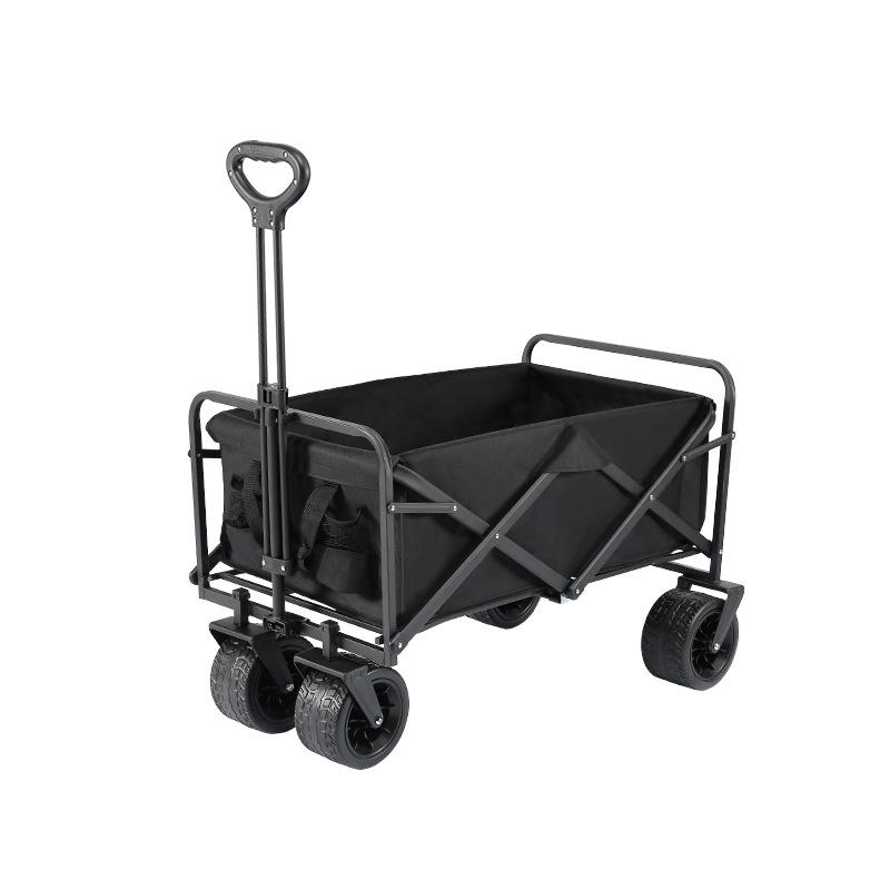 Portable Foldable Outdoor Camping and Shopping Cart with Large Capacity