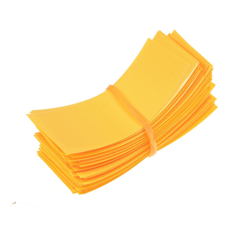 100Pcs 18650 Battery Wrap Pvc Heat Shrink Tubing Pre-Cut Precut