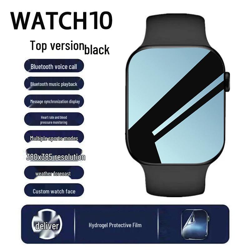 Smartwatch S10: Bluetooth Call, SMS Reminder, Pedometer, Alarm, Heart Rate & Blood Pressure Monitor