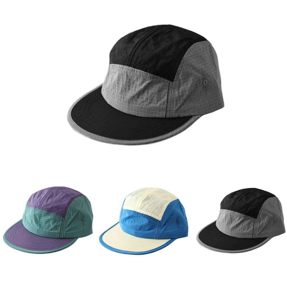 Japanese Style Sunshade Cap 5-Panel Snapback Hats Casual Sun Visor Cap  Unisex