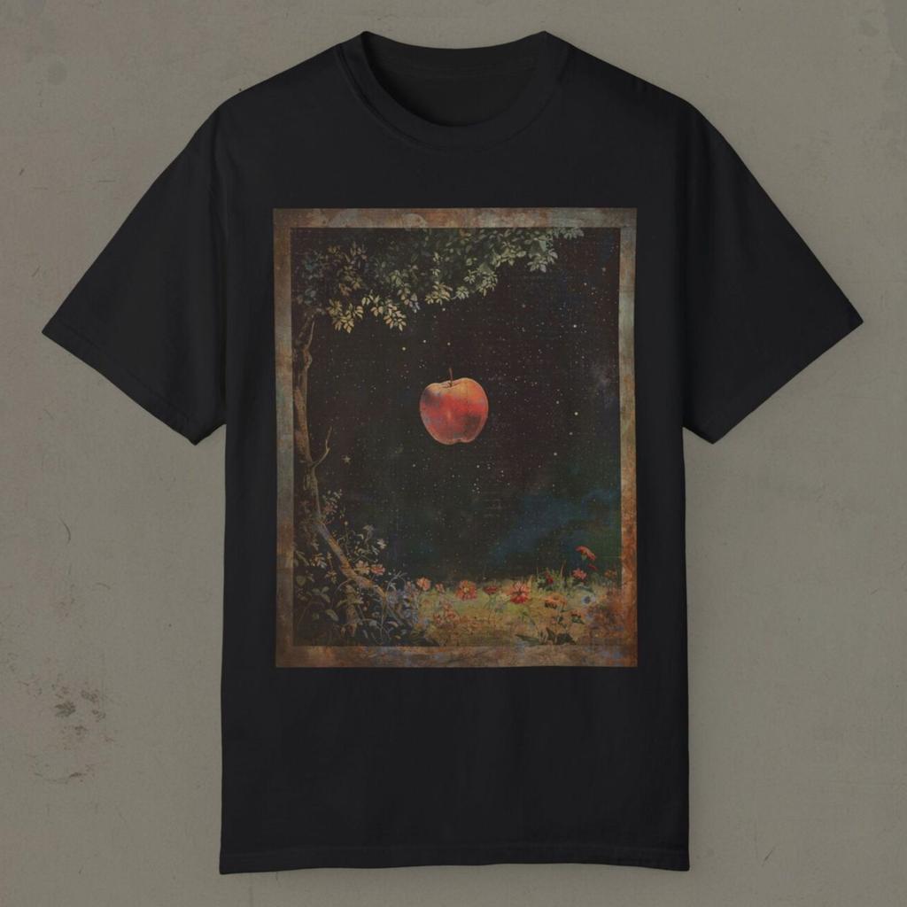 PHYSICS GRAVITY APPLE Unisex Shirt Isaac Newton Tree Tee Science Math T-Shirt