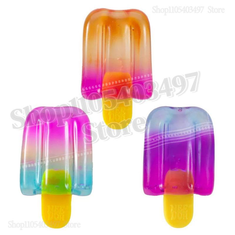 Hot Needoh Nice-Sicle Popsicle Sensory Squeeze Toy Super Solid Squish Stress Relief For Kids Adults Summer Easter Gift
