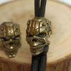 Mechanical Skull Head Brass Knife Beads DIY Woven Bracelet Lanyard Pendant Keychain Accessories Hangings Charms