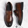 Mode Mode Herren Business Casual Schuhe Handgefertigte Leder Slipper Bequeme Herren Slipper Freizeitspaziergang Fahrschuhe Mokassins