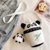 PP Cotton Panda Shoulder Bag Plush Doll Cartoon Animal Pouch Cute Capybara Crossbody Bag  Friends