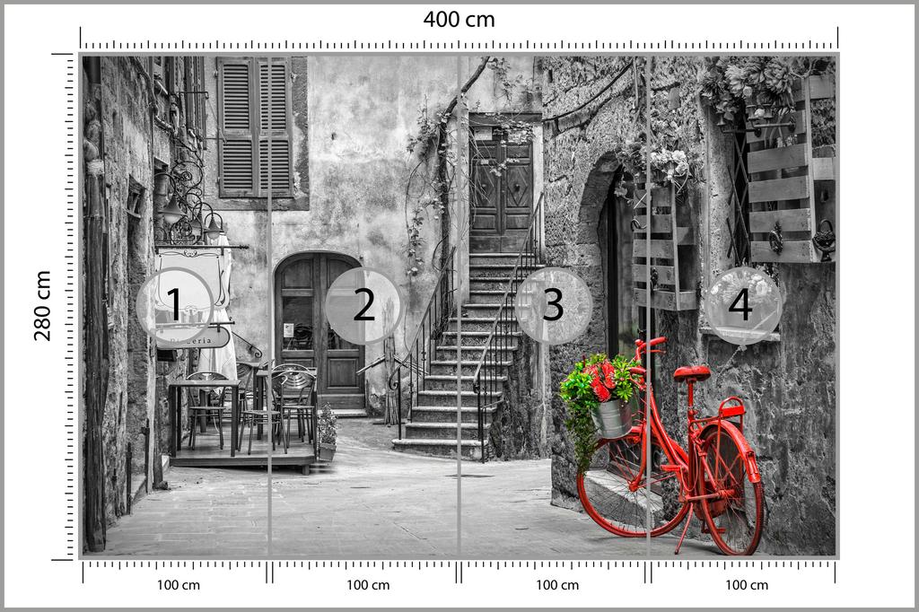 Photomural Italian Avenue Non-Woven 400x280