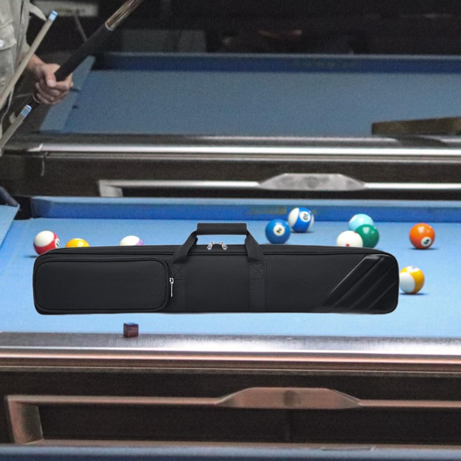 

Сумка для київ для більярду 1/2 Сумка для київ Портативна ручка Чохол для перенесення 32 дюйми чорний