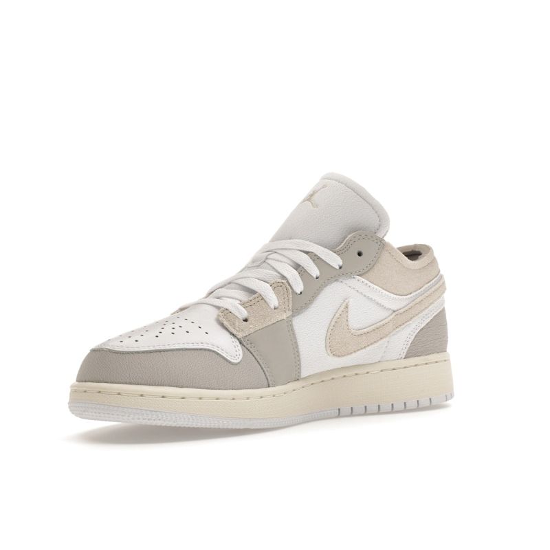 Air Jordan 1 Low SE Craft FB9139-002 Big Kids' Leather Low-Top Shoes