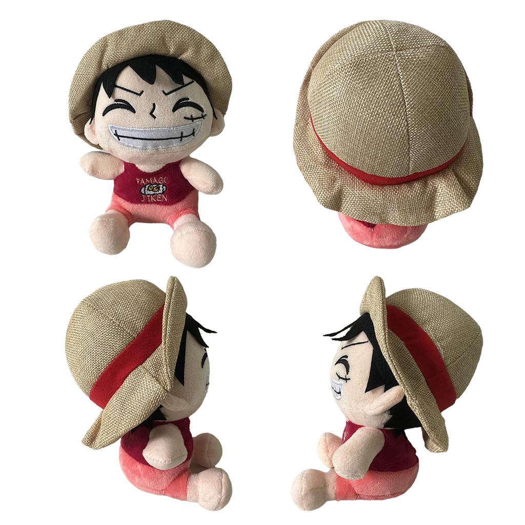 20cm One Piece Plüschtier Japanischer Anime Ruffy Zorro Neue Zeichentrickfigur Puppe Füllung Klassisch Niedlich Schön Geschenke Für Kinder Spielzeug
