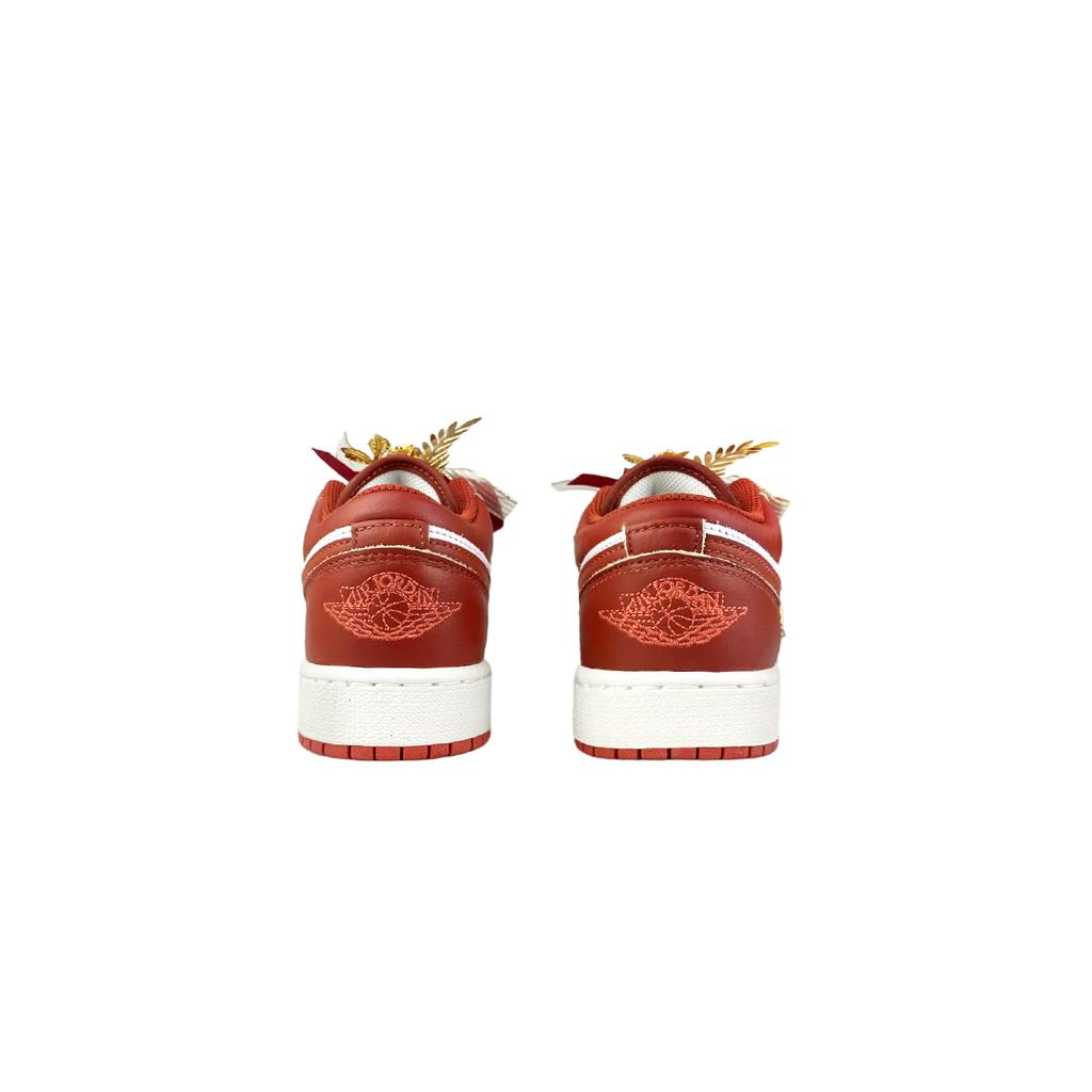 Jordan Air Jordan 1 Low Top Vintage Basketball Shoes Unisex Red FJ3465-160(Team478-)