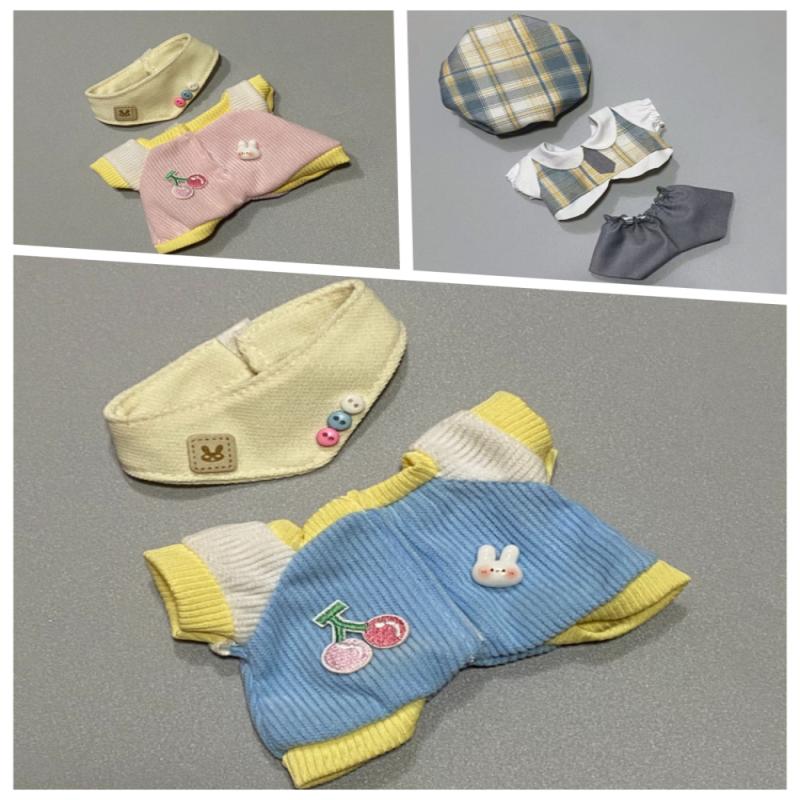 New 20cm Plush Doll Clothes Set Men's and Women's Dolls Accessorie Children's Toy Gift