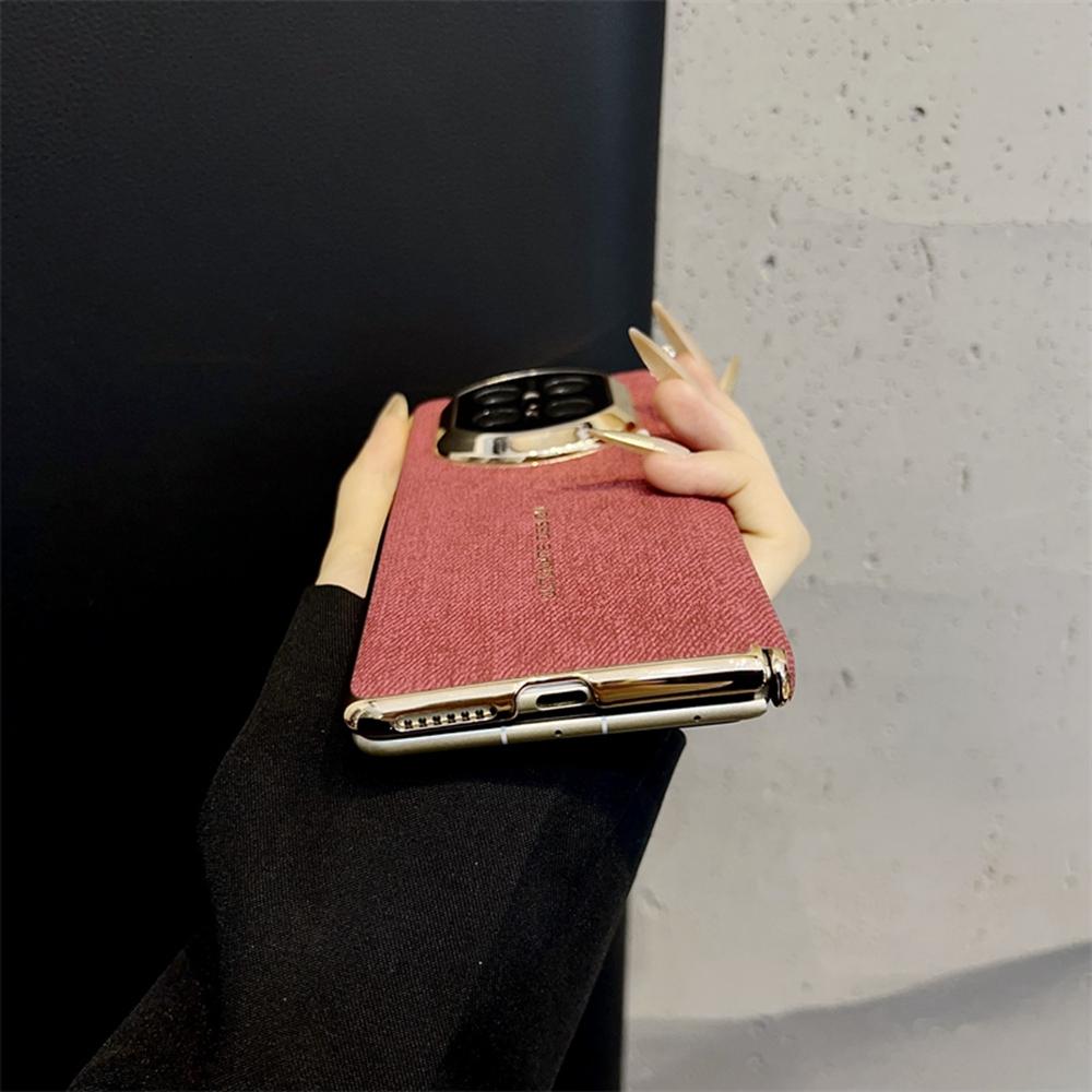 For Huawei Mate X7 Case Jean Cloth Texture Hard PC + Cloth Phone Cover