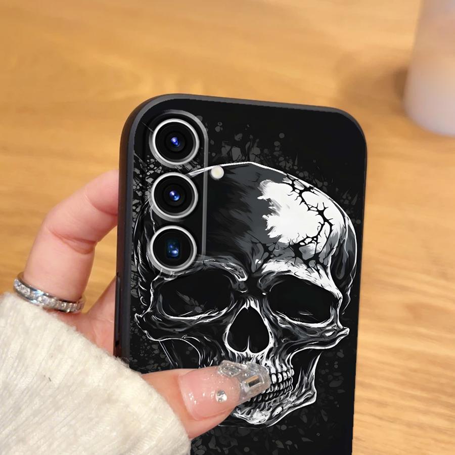 Schwarze Weiche Handyhülle für Samsung Galaxy A55 A34 A23 A52 A15 A32 A24 A53 A56 A54 A26 A25 A36 A16 A35 A17 A14 A06 A05 A12
