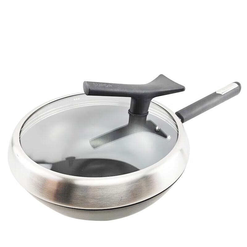 Supor Uncoated Cast Iron Wok