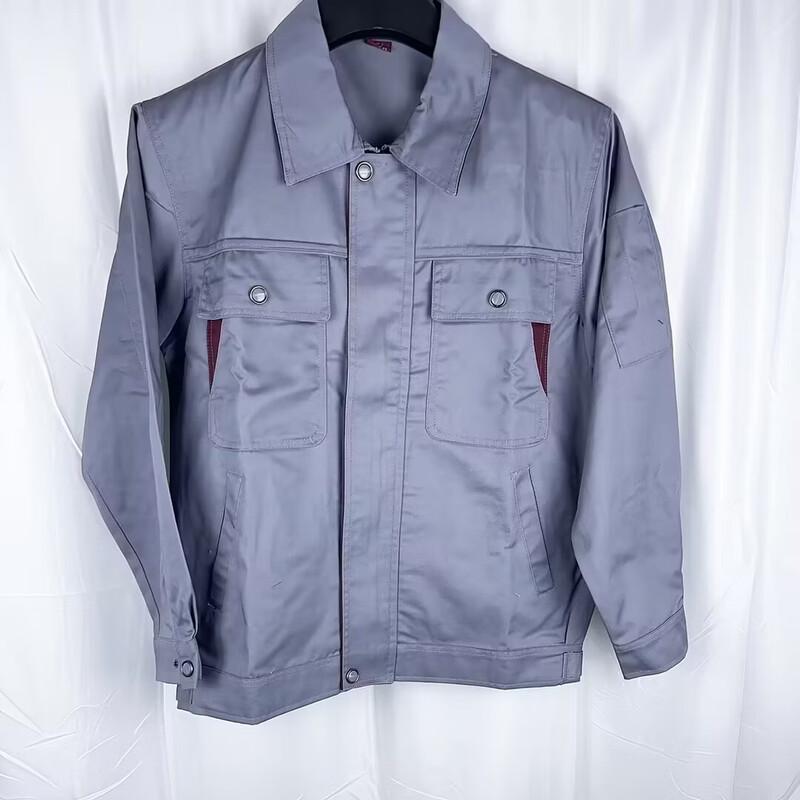 JIACHOU Long Sleeve Work Uniform Top 4XL