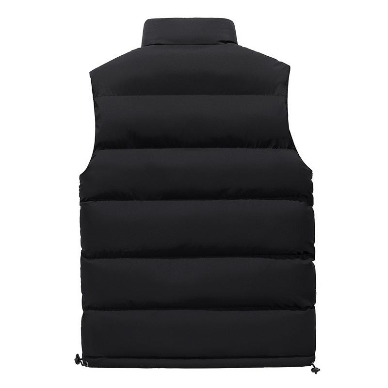 Men Vest Winter Jacket Casual Coat Warm Sleeveless Jackets Fashion Male Cotton-Padded Vest Windproof Outdoor Climbing Outwear